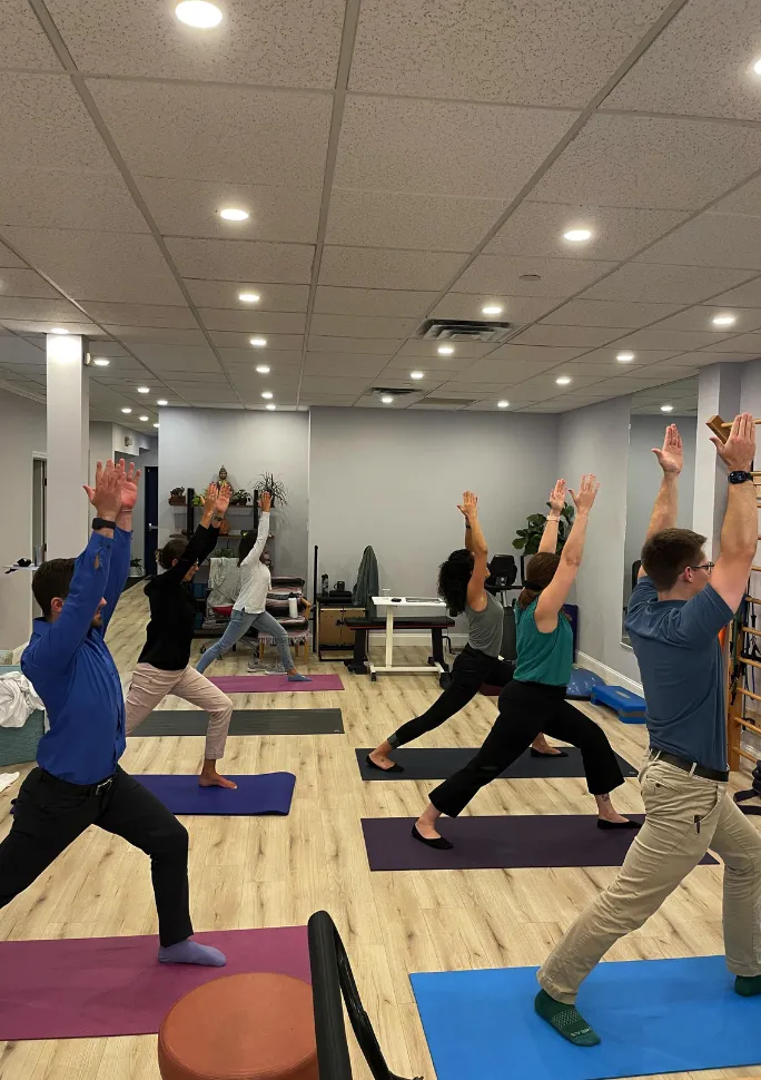 A group movement class in the Universus clinic